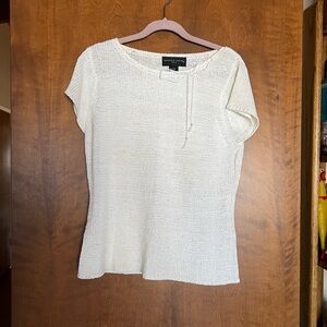 August Silk Cream Women's Blouse